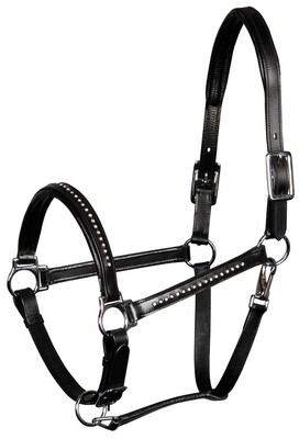 Harry's Horse Halster Leder Finesse Crystal