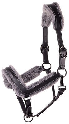 Harry's Horse Halster Leder Anatomic Furry Matt
