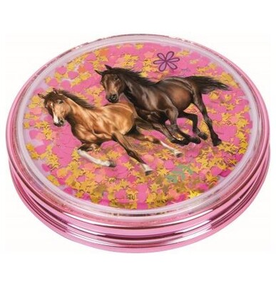 Horse friends Pocket spiegeltje 