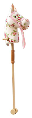HB Stokpaard Pinky Flower met geluid
