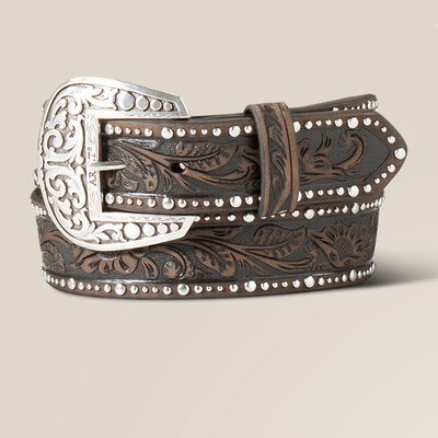 Ariat Studded Tooled Embossed Riem