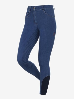 LeMieux Dolly Denim Damesrijbroek FullGrip