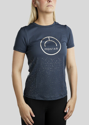 Montar T-shirt MoSillie Gun Metal Logo