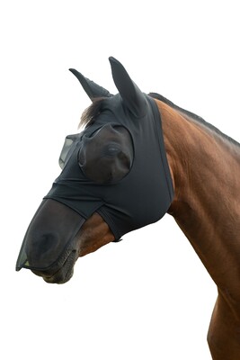 HKM Vliegenmasker Elastic met neusflap