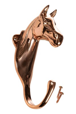 HKM Paardenhoofd haak messing