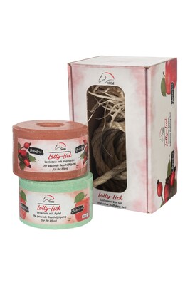 HKM Liksteen Lolly Lick 2 pack met touw