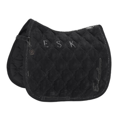 Eskadron Zadeldek Velours Crystal | Platinum