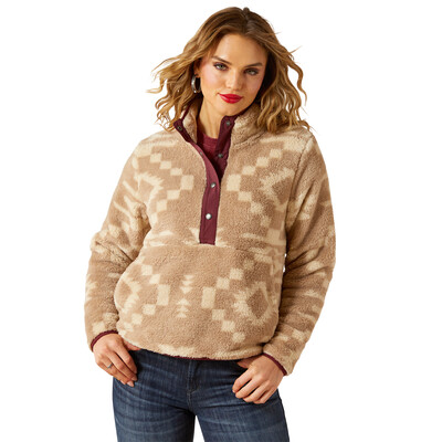 Ariat Berber Snap Front Sweatshirt Dames