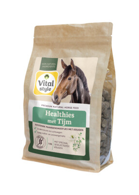 VITALstyle Paardensnoepjes - Healthies met Tijm 1kg
