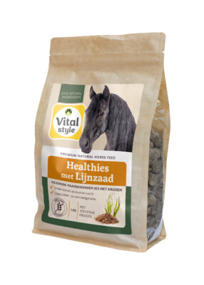 VITALstyle Paardensnoepjes - Healthies met Lijnzaad 1kg