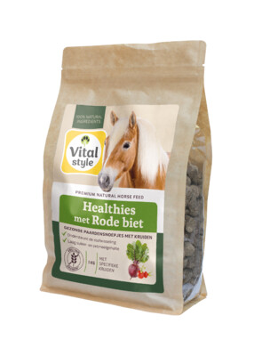 VITALstyle Paardensnoepjes - Healthies met Rode Biet 1kg