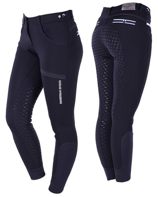 QHP Rijbroek softshell Emma anti-slip zitvlak