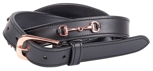 Harry's Horse Riem Leder Rosegold Bit