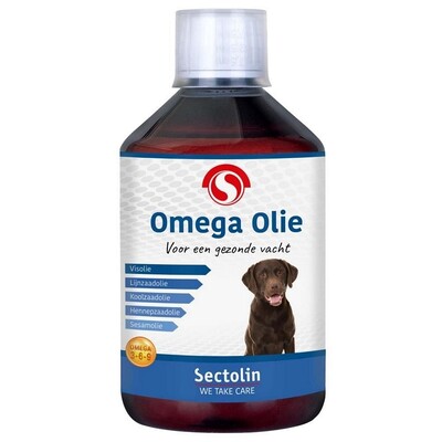 Sectolin Omega Olie 500ml Hond