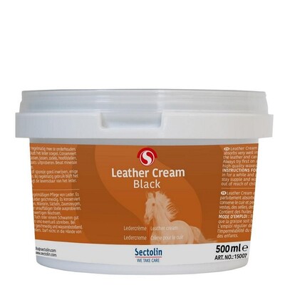 Sectolin Ledercreme zwart 500ml