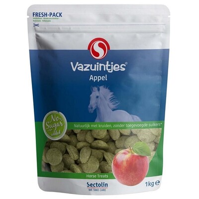 Sectolin Vazuintjes paardensnoepjes Appel 1kg