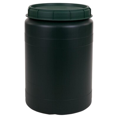 Voerton met deksel 60L