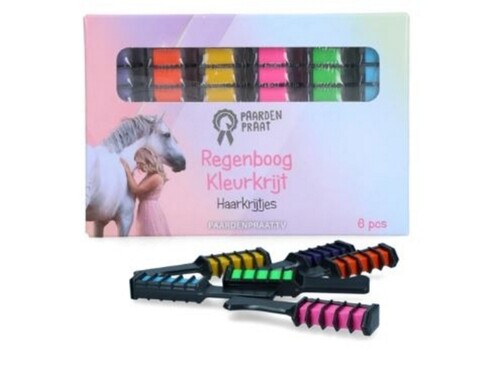 Paardenpraat Regenboog kleurkrijt