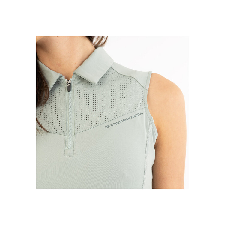 BR mouwloos poloshirt Isa dames