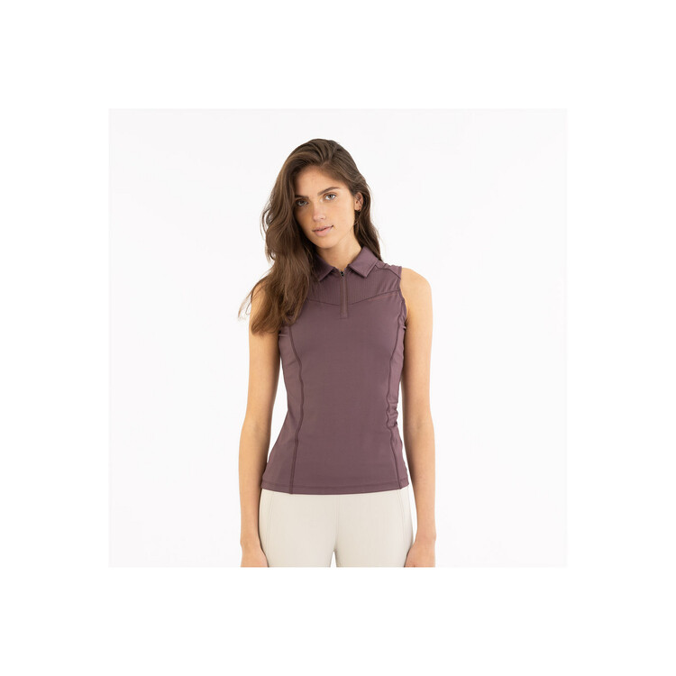 BR mouwloos poloshirt Isa dames
