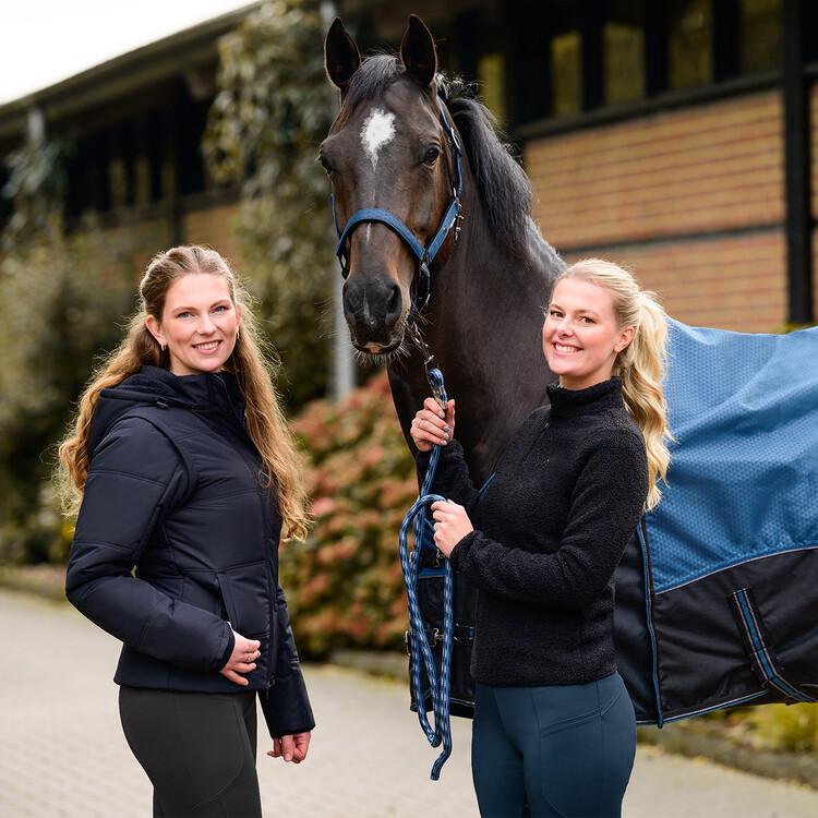 QHP Trui met halve rits Teddie