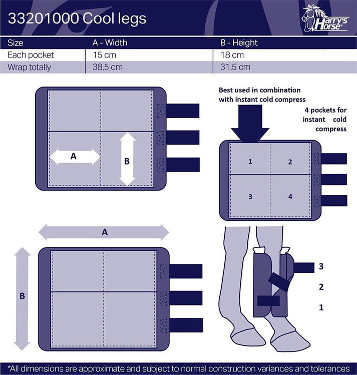 Harry's Horse Cold Wraps Cool legs (set van 2)