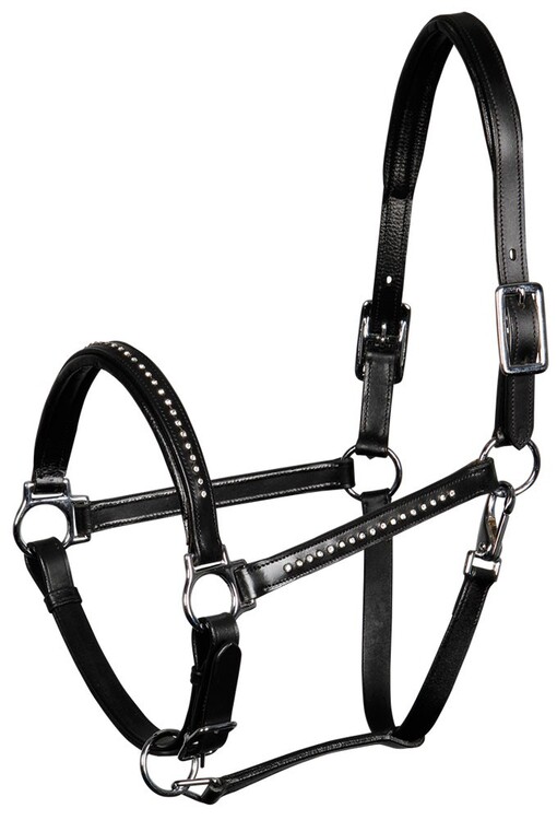 Harry's Horse Halster Leder Finesse Crystal