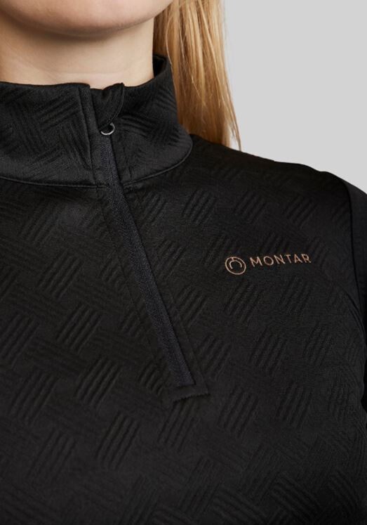 Montar MoCilia Jacquard Refined Trainingsshirt