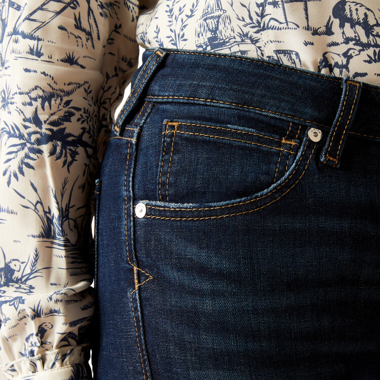 Ariat High Rise Bridle Skinny Jeans Dames