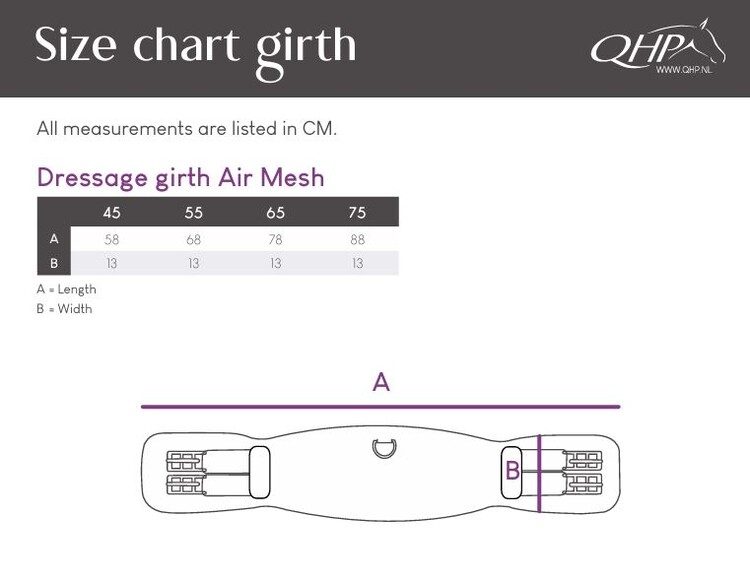 QHP Dressuursingel Air Mesh