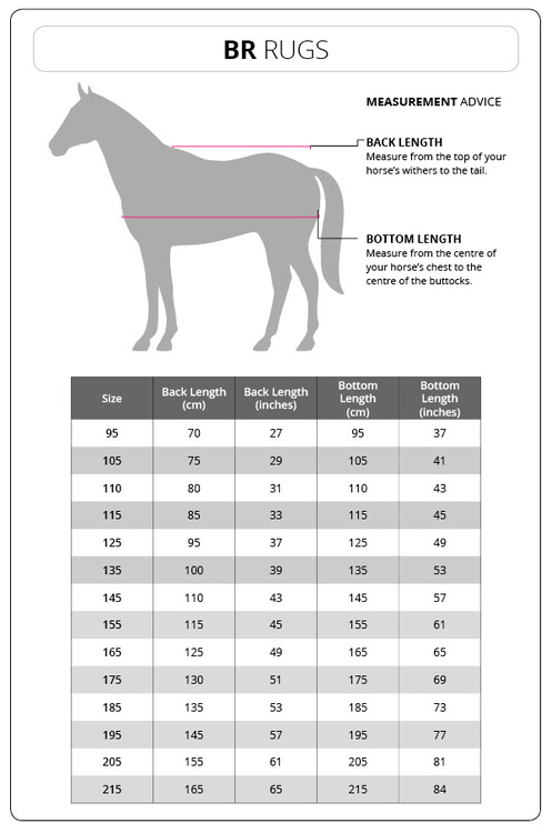 BR Mini Horse Regendeken 600D 0g