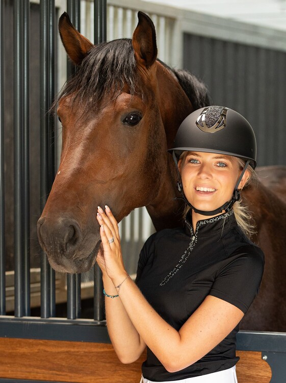 Harry's Horse Veiligheidscap Pro F1 Mat Sparkle
