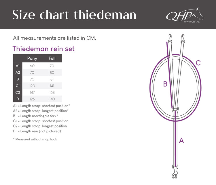QHP Thiedeman teugel set
