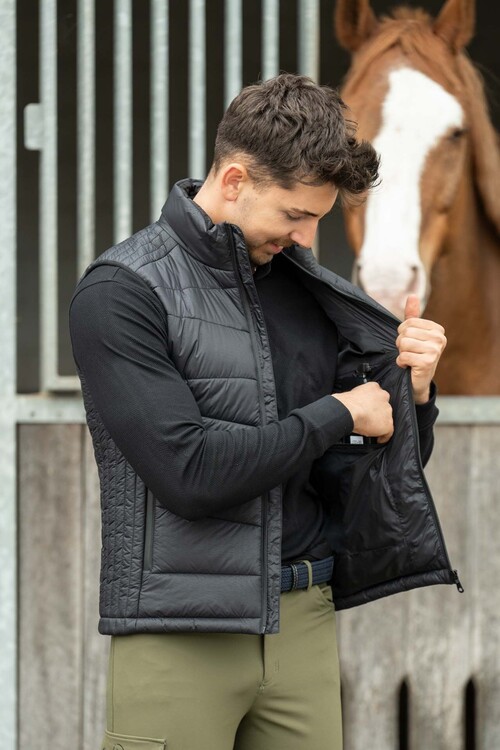 HKM Heren Verwarmde Bodywarmer Heat Control Style