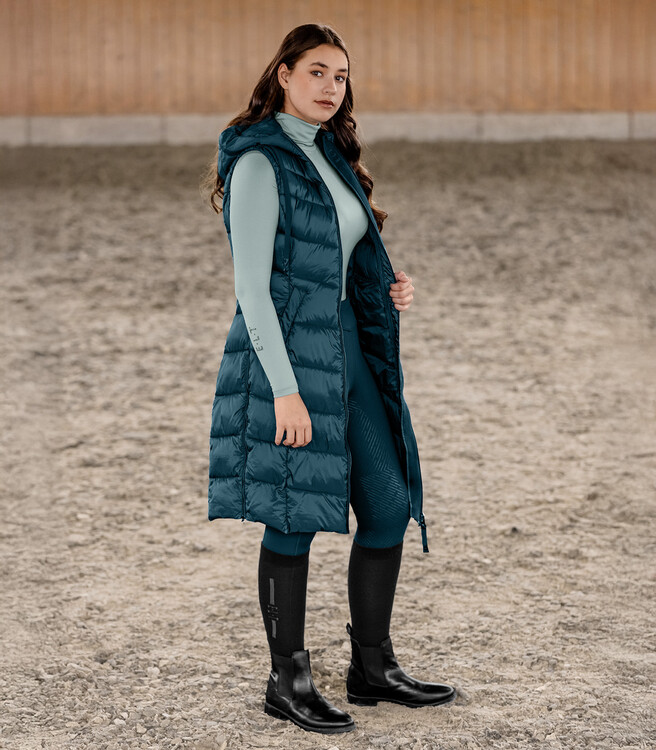 ELT Lange bodywarmer Ostende lightweight