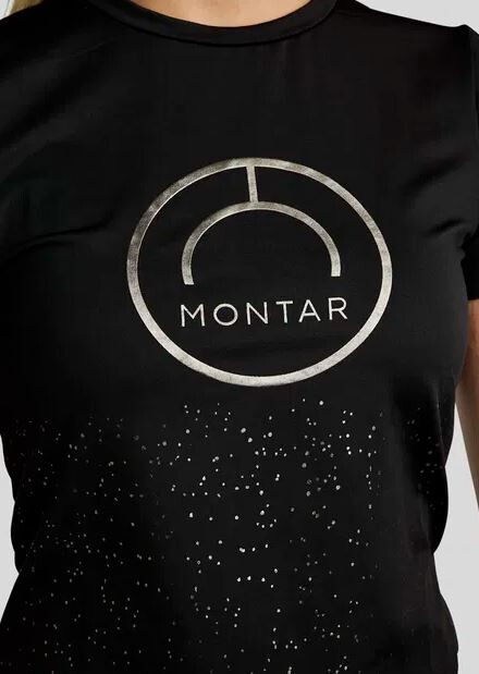 Montar Junior MoSillie Gun Metal Logo T-shirt 