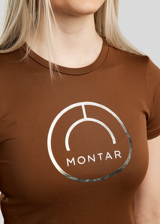 Montar T-shirt MoSillie Gun Metal Logo