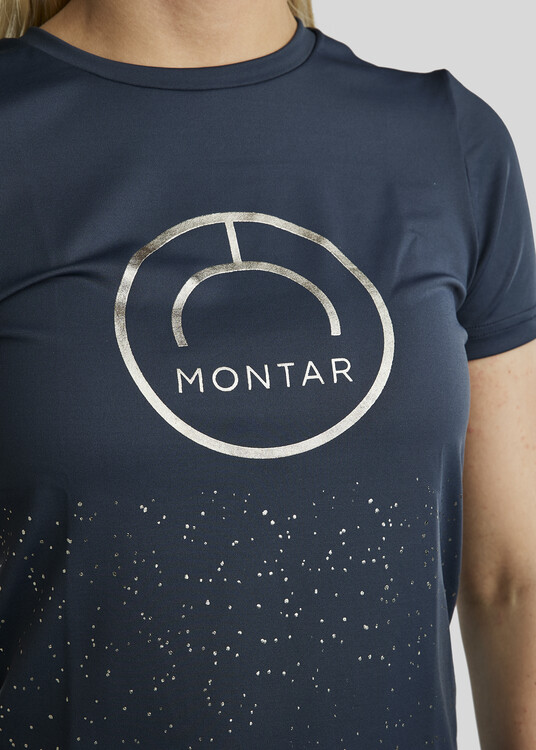 Montar Junior MoSillie Gun Metal Logo T-shirt 