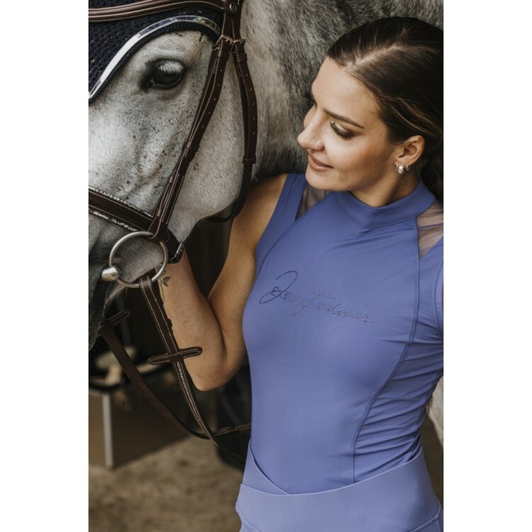 Je t'aime Equitheme Mouwloos poloshirt Alba
