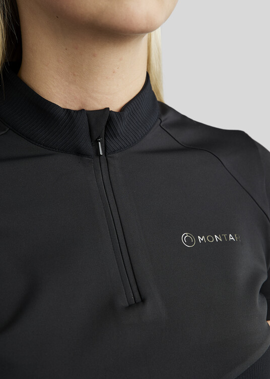 Montar MoZira Refined Quarter Zip Poloshirt