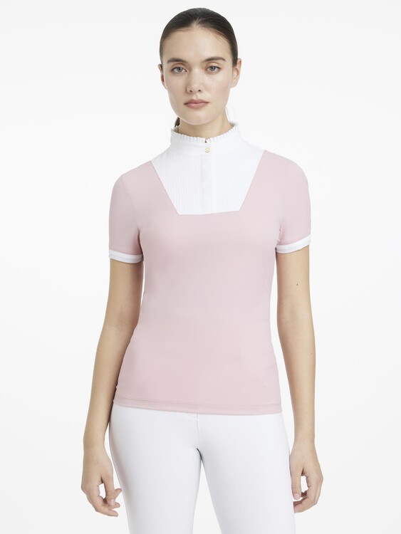 LeMieux Wedstrijdshirt Sophia Pleated Short Sleeve 