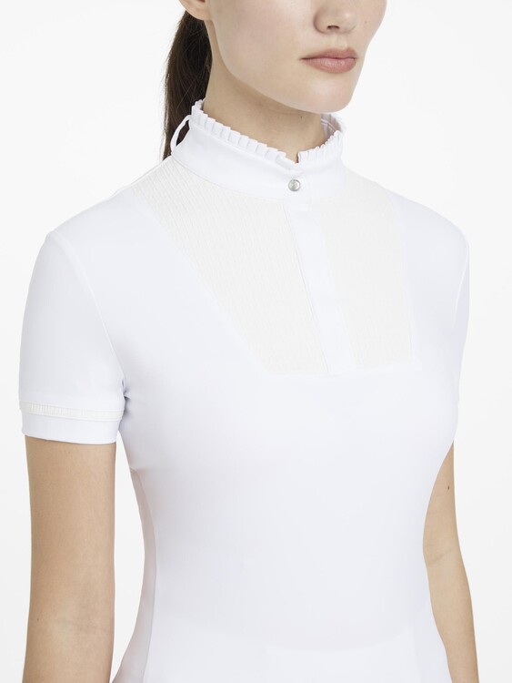 LeMieux Wedstrijdshirt Sophia Pleated Short Sleeve 