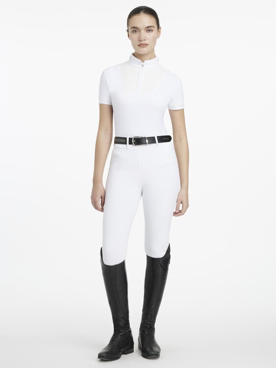LeMieux Wedstrijdshirt Sophia Pleated Short Sleeve 