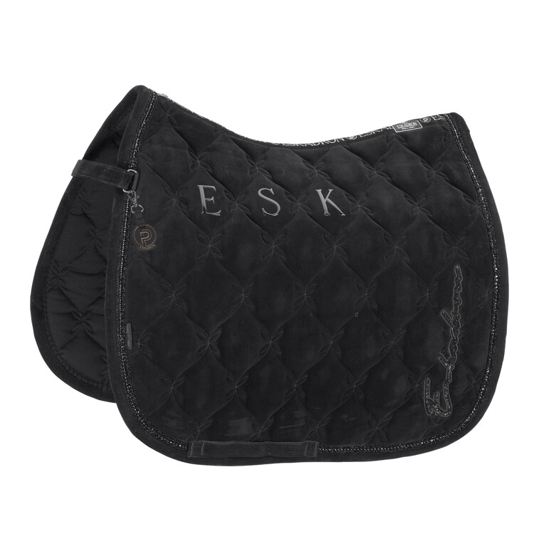 Eskadron Zadeldek Velours Crystal | Platinum