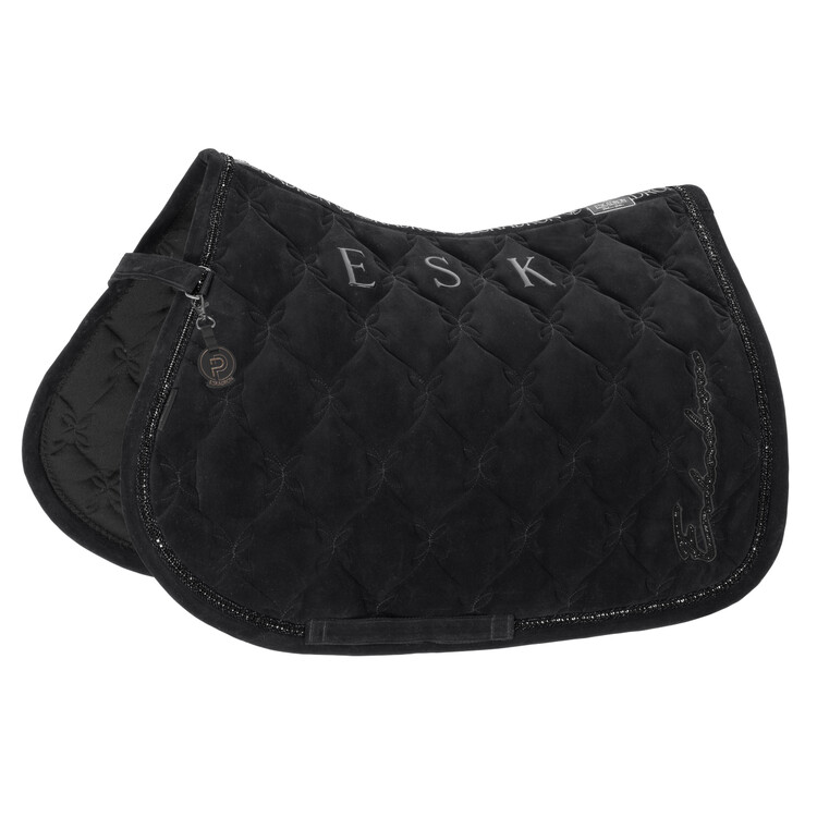 Eskadron Zadeldek Velours Crystal | Platinum