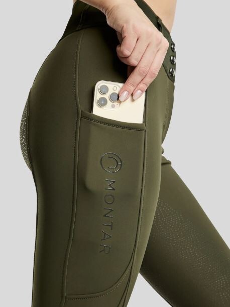 Montar MoAddie Winter Softshell damesrijbroek FullGrip