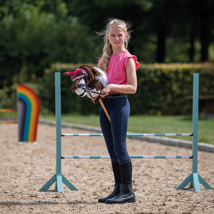 QHP Hoofdstel luxe stiksels Hobby horse
