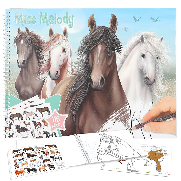 Kleurboek Miss Melody