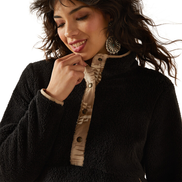 Ariat Berber Snap Front Sweatshirt Dames