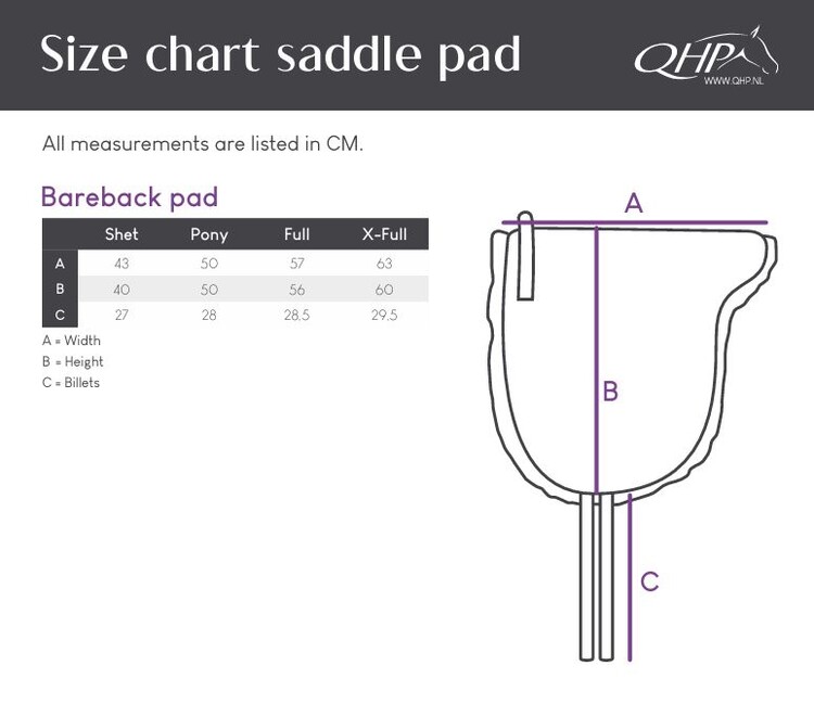QHP Bareback pad